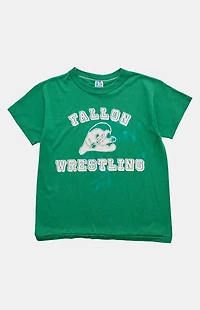 PS VINTAGE 80s Fallon Wrestling Russell Graphic T-Shirt