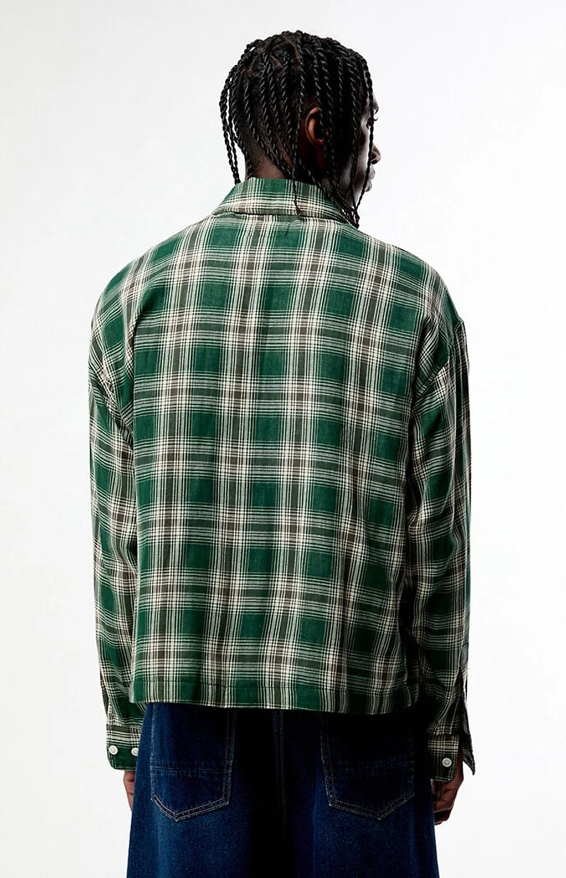 Pacsun Halo Plaid Long Sleeve Shirt
