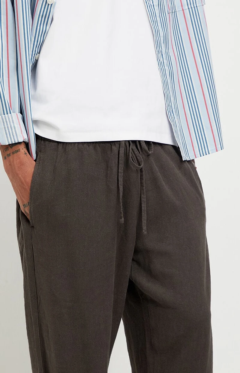 Pacsun Wilder Linen Straight Pants