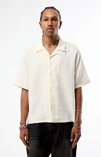 Pacsun Cream Dean Camp Shirt