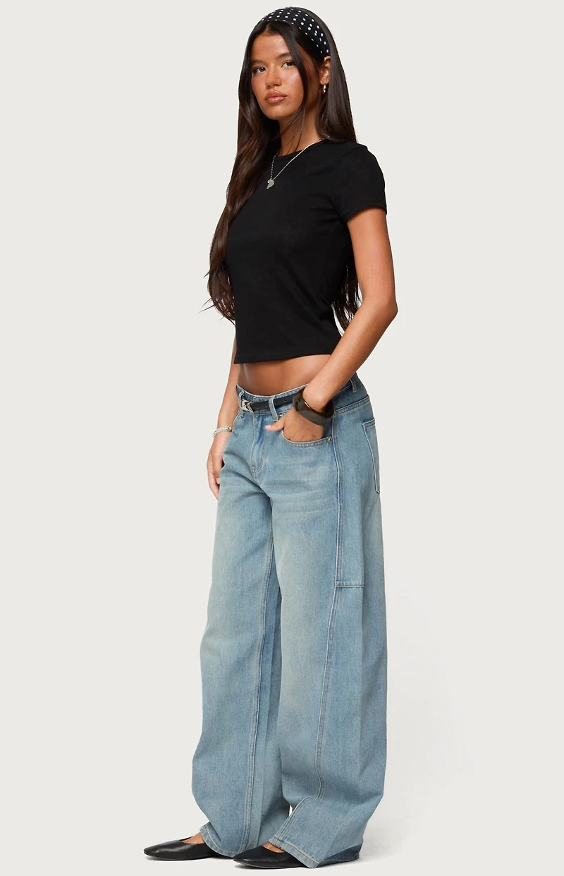 Edikted Nikkey Semi Sheer T-Shirt