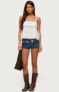 Edikted Mable Lacey Tank Top
