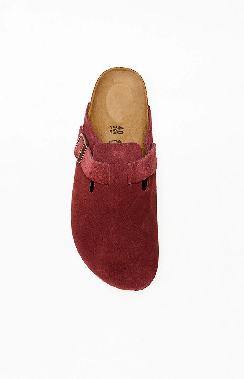 Birkenstock Women’s Boston Soft Footbed Clog Maroon