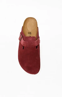 Birkenstock Women’s Boston Soft Footbed Clog Maroon