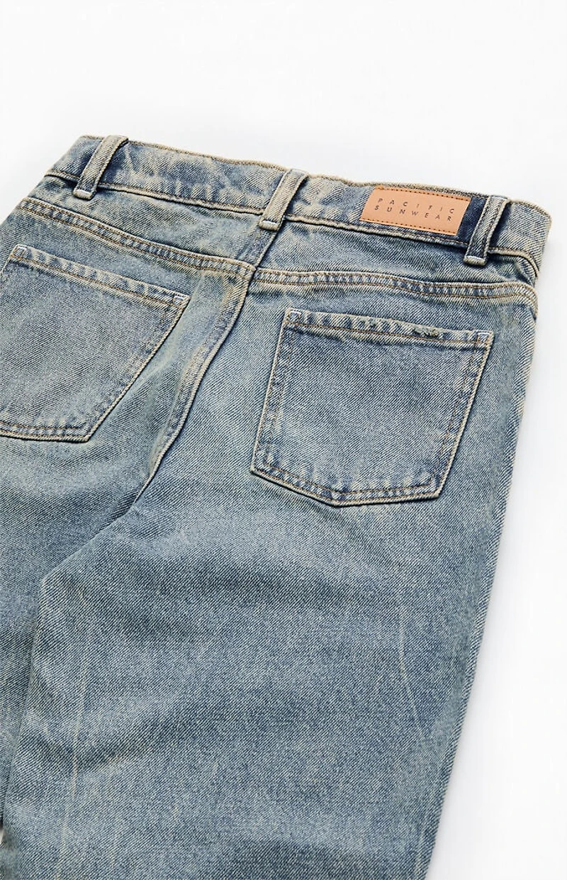 Pacsun Kids Baggy Jeans Light Indigo