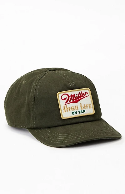 American Needle Miller High Life On Tap Snapback Hat