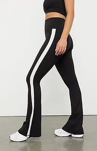 PAC 1980 WHISPER Active Classic Stripe Flare Yoga Pants
