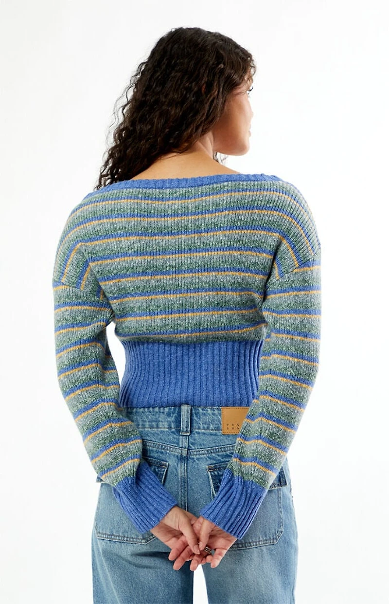 Your Favorite Cosette Ribbed Off-The-Shoulder Sweater