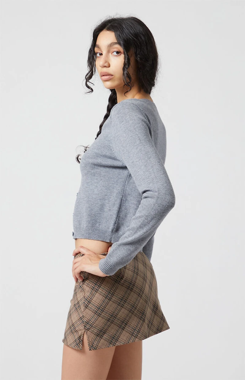 Beverly and Beck Plaid Mini Skirt