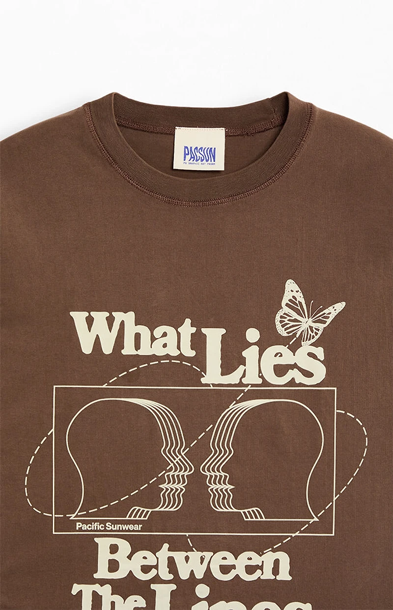 Pacsun What Lies Between The Lines T-Shirt