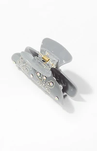 LA Hearts Butterfly Rhinestone Hair Claw Clip