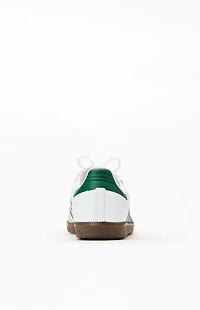adidas White & Green Samba OG Shoes