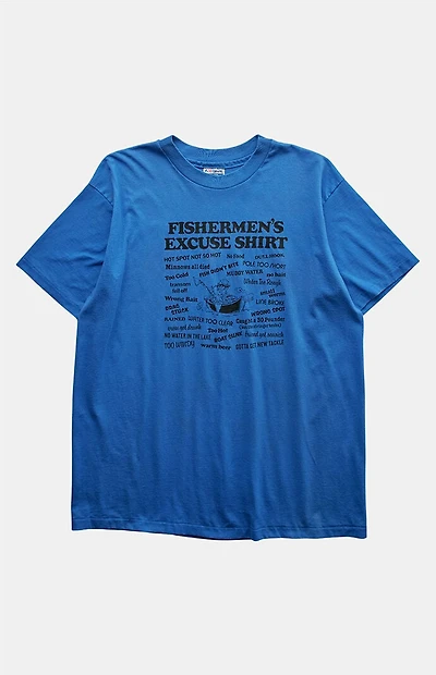 PS VINTAGE '90s Fishermen's Excuse Shirt Graphic T-Shirt