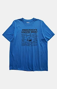 PS VINTAGE '90s Fishermen's Excuse Shirt Graphic T-Shirt