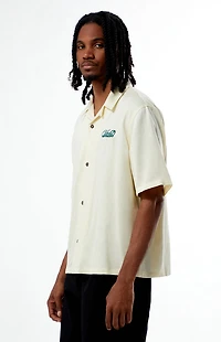 Pacsun Vibes & Voyage Embroidered Oversized Resort Camp Shirt