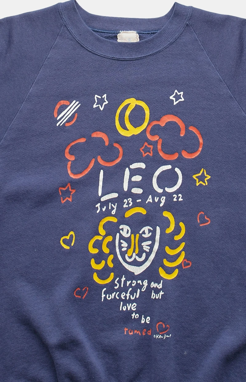 PS VINTAGE '90s Leo Crew Neck Sweatshirt