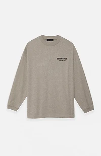 Fear of God ESSENTIALS Heather Grey Long Sleeve T-Shirt