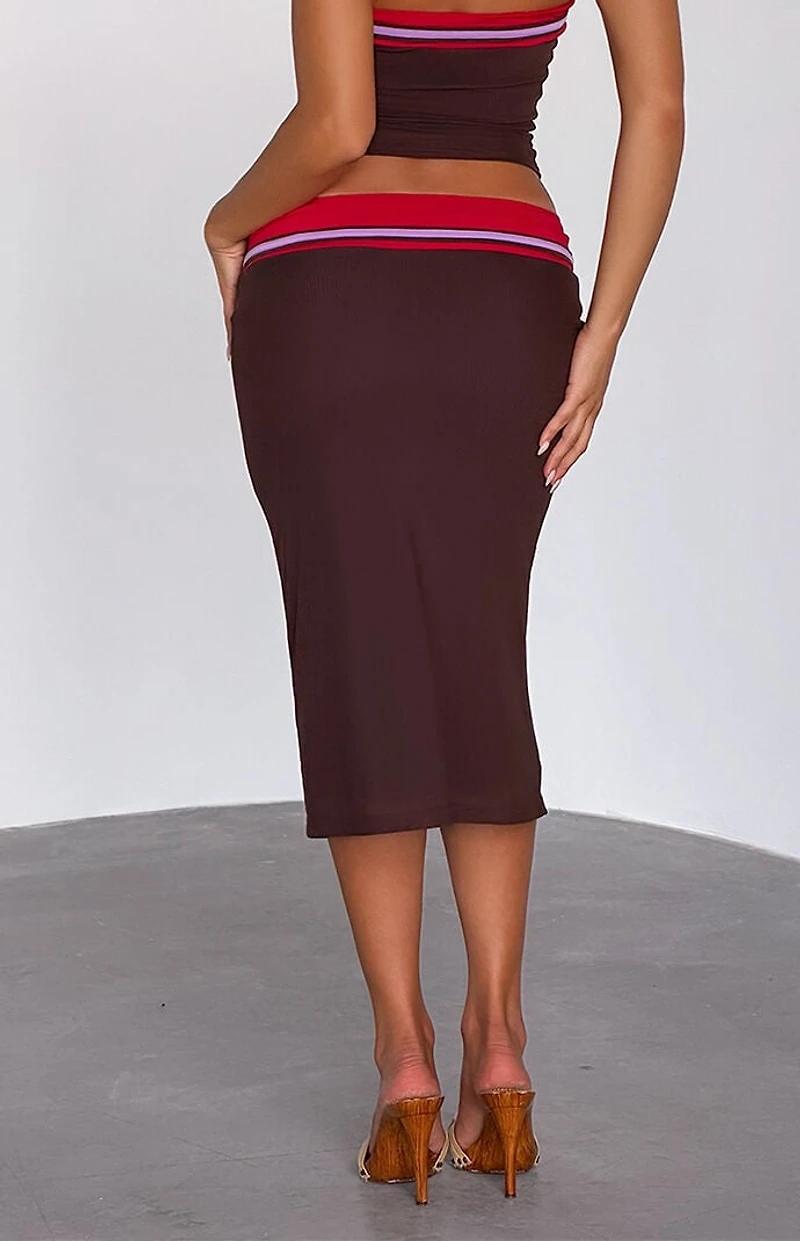Tiger Mist Serah Midi Skirt