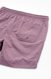 Pacsun Lavender Collegiate 6.5'' Swim Trunks