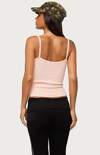 Edikted Channa Henley Tank Top