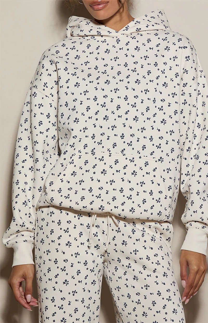 LA Hearts Ditsy Floral Hoodie