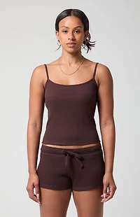 PAC 1980 Active Aspen Waffle Knit Drawstring Shorts