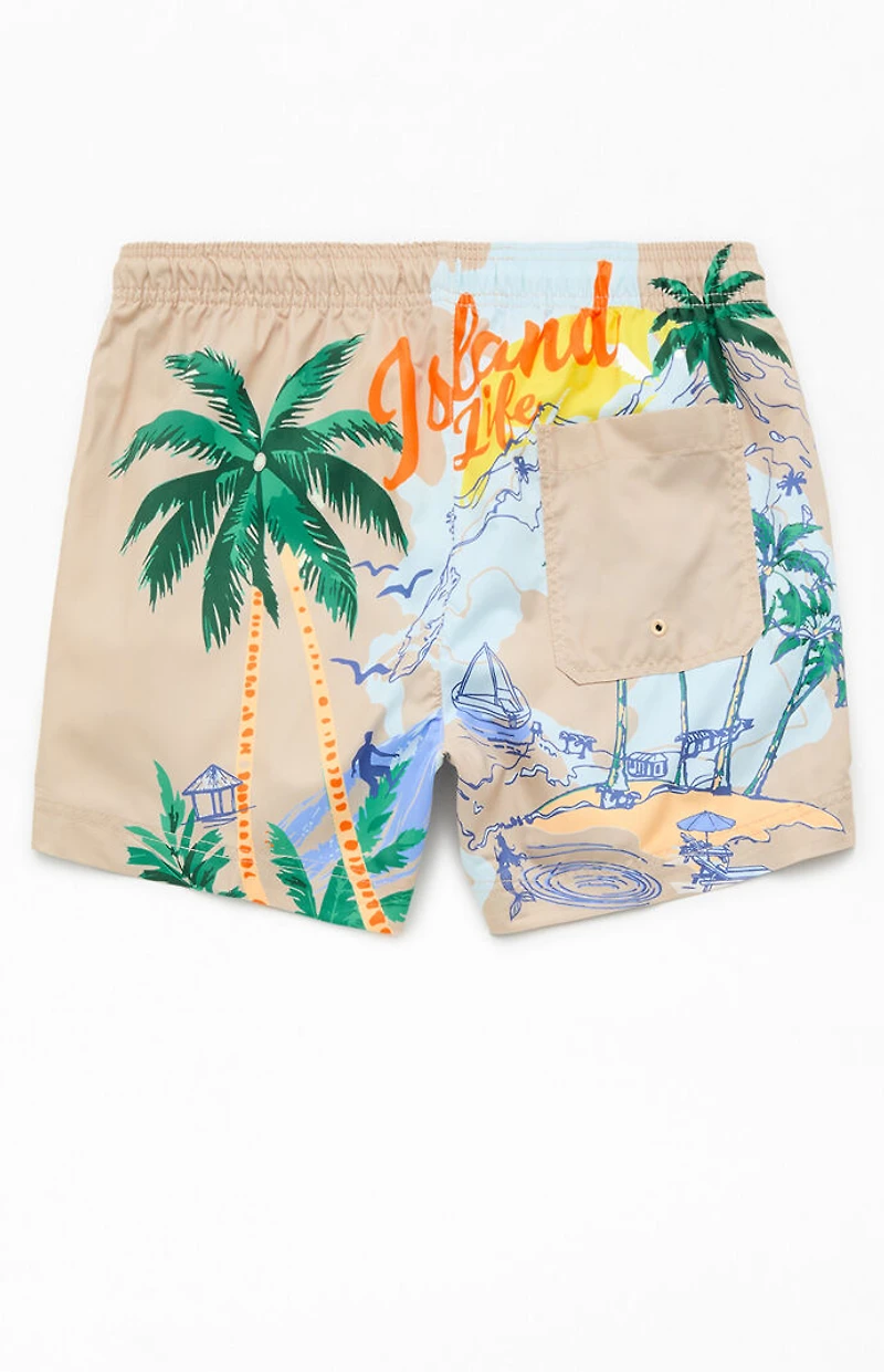 Pacsun Surf & Sand 4" Swim Trunks