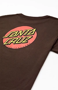 Santa Cruz Kids Brown Classic Dot T-Shirt