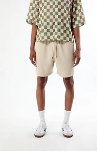Pacsun Cream Waffle Knit Shorts