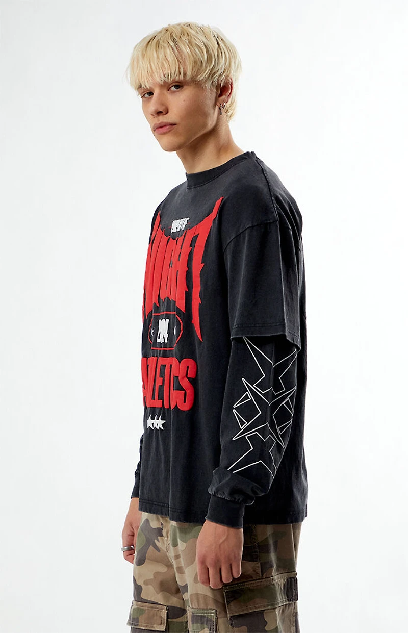 Nightlab Gym 2fer Long Sleeve Puff Graphic T-Shirt