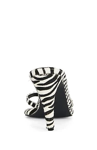AZALEA WANG Women's Lewis Zebra Stilettos