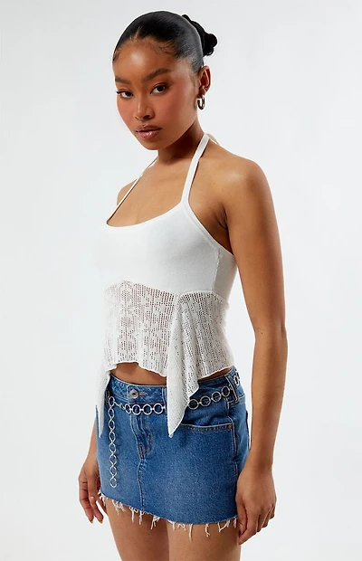 LA Hearts Estelle Knit Halter Top