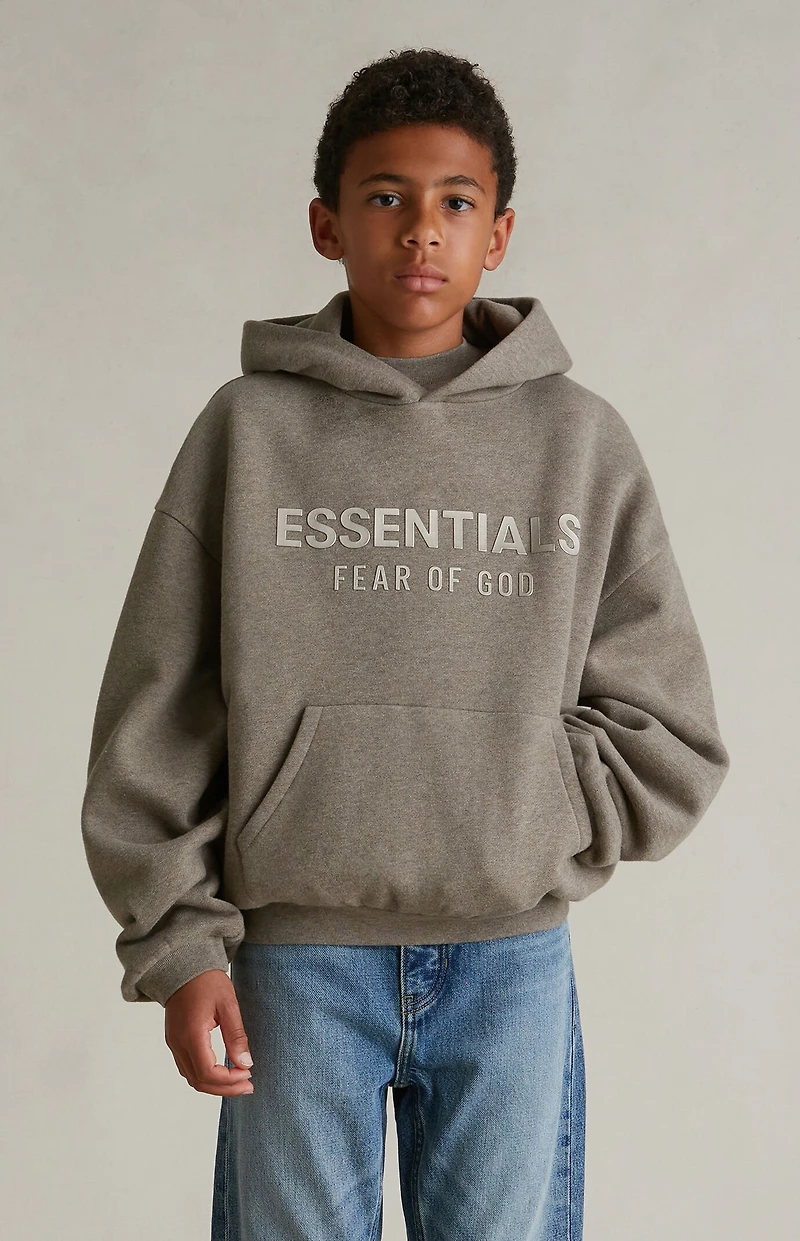 Fear of God ESSENTIALS Kids Homestead Heather Fleece Hoodie