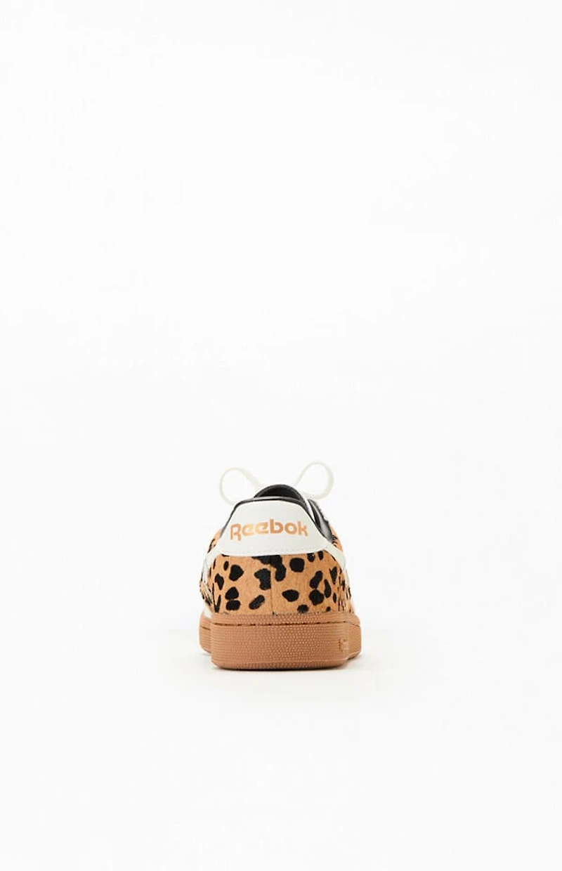 Reebok Women's Leopard Club C Grounds UK Sneakers