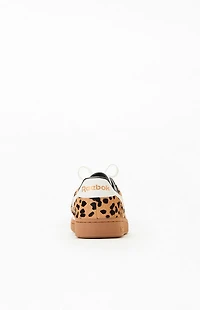 Reebok Women's Leopard Club C Grounds UK Sneakers