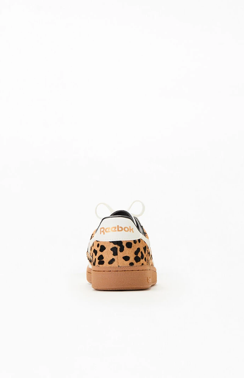 Reebok Women's Leopard Club C Grounds UK Sneakers