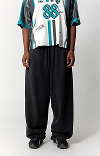 Pacsun Washed Black Fleece Extreme Baggy Sweatpants