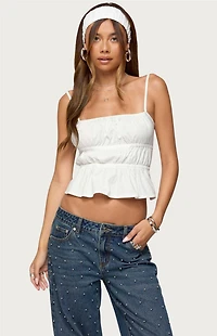 Edikted Adler Tiered Backless Top