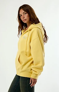 Third Charm Yellow Puff Graphic V2 Zip Up Hoodie