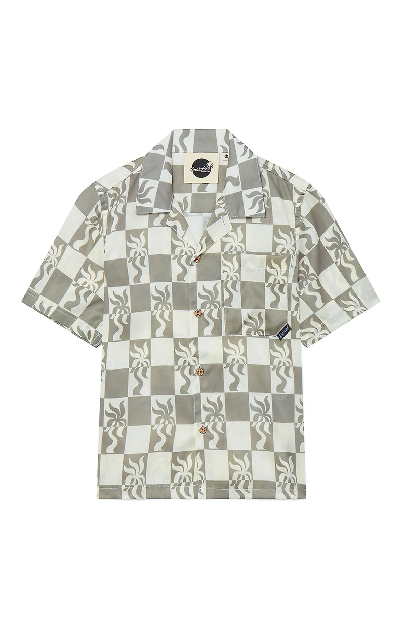 Boardies Kids Clara Palm Camp Shirt