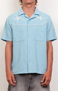 LOST Light Blue Blast Camp Shirt