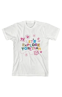 Kids Minecraft Lets Explore T-Shirt