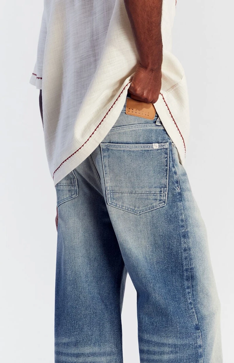 Pacsun Blake Extreme Baggy Jeans Dark Indigo Tinted