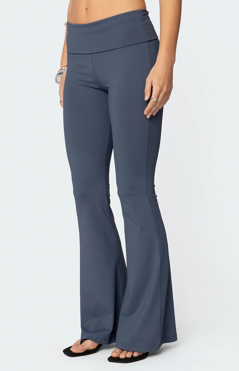 Edikted Jayna Fold Over Leggings