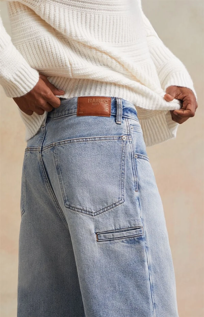 RARE DNM EDIT Light Indigo Trouser Extreme Baggy Jeans