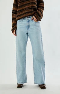 Levi's Abraided Middy Loose Bootcut Jeans