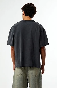 Pacsun Washed Black Premium Cropped T-Shirt