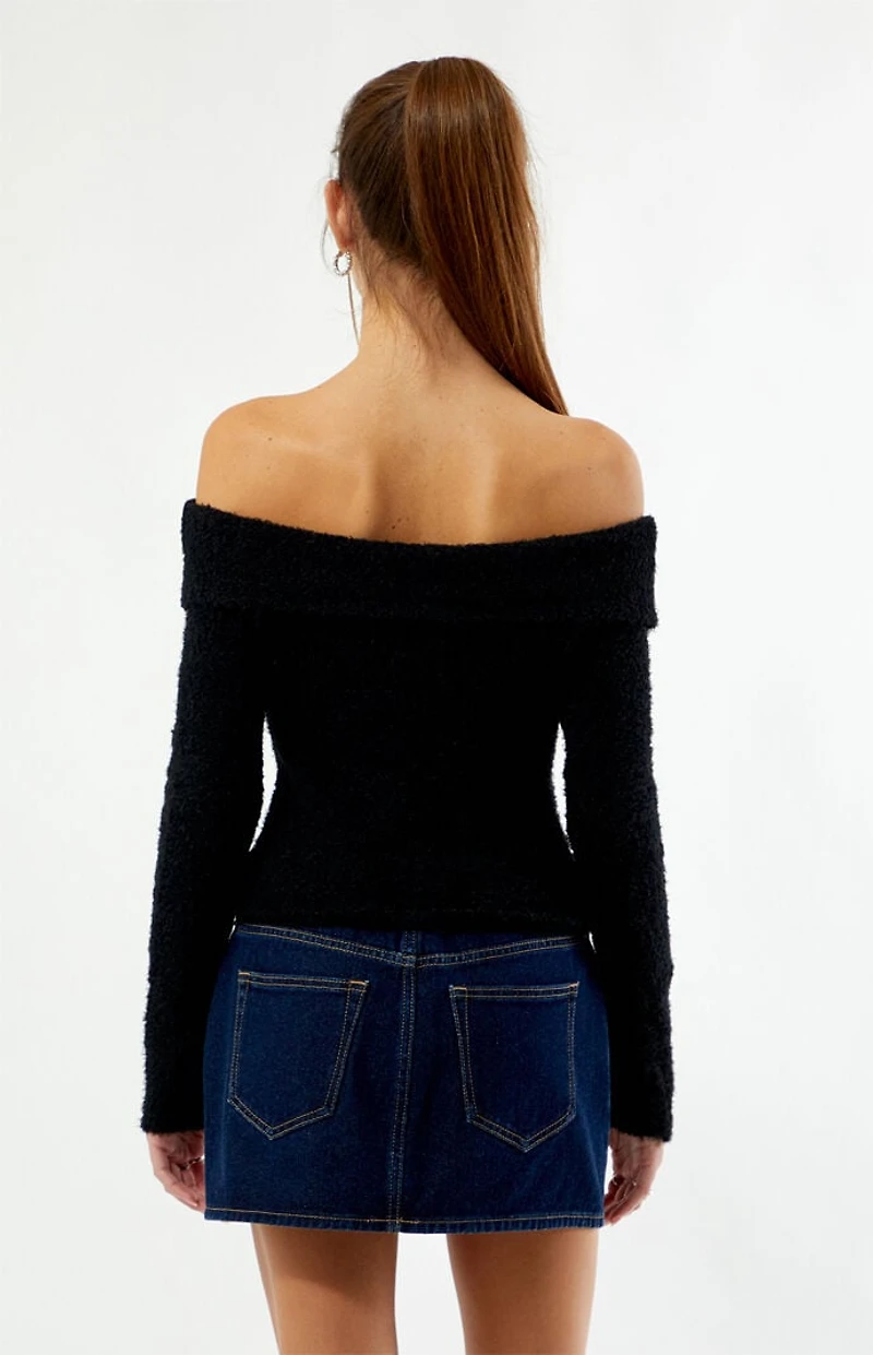 Beverly and Beck Cadence Off-The-Shoulder Sweater