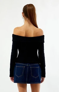 Beverly and Beck Cadence Off-The-Shoulder Sweater