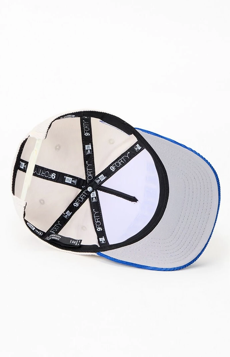 New Era New York Rangers 9FORTY Corduroy Snapback Hat